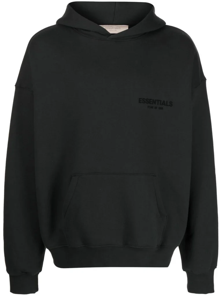 Black Essentials Hoodie