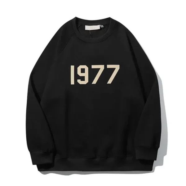 Essentials 1977 Crewneck Sweatshirt-Black